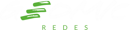 Geomic Redes logo blanco
